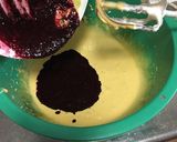 ブルーベリーのシフォンケーキ作り方7写真