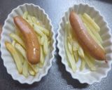 トースターで♬チーズぶとん　ポテ＆ソーセ作り方2写真