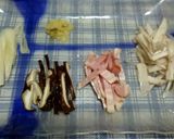 〇肉ごぼうつけうどん作り方1写真
