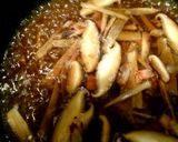 〇肉ごぼうつけうどん作り方4写真