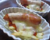 トースターで♬チーズぶとん　ポテ＆ソーセ作り方5写真