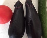 ナスとトマトの中華風サラダ作り方1写真