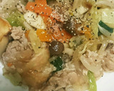 豚肉とキノコと野菜のオイスター炒め☆作り方5写真