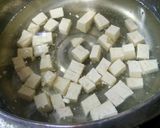 長ねぎと豆腐に卵とじの味噌汁。作り方2写真