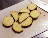 甘じょっぱい♡さつまいものくるみ味噌和え作り方1写真