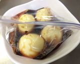 簡単！とろ〜り半熟おつまみ煮たまご作り方4写真