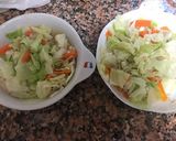 レンジで簡単キャベツの温野菜作り方5写真