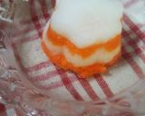 簡単離乳食☆初期☆おかゆと人参でケーキ作り方5写真