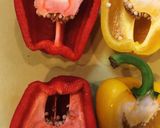 パプリカのペペロナータ・パスタ作り方1写真