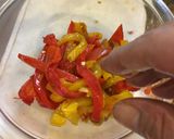 パプリカのペペロナータ・パスタ作り方6写真