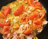 パプリカのペペロナータ・パスタ作り方12写真