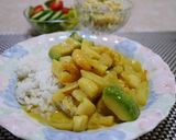 シーフードアボカドカレー作り方6写真