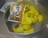 お節料理③栗きんとん作り方1写真