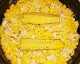 とうもろこしと鶏胸肉の炊き込みご飯作り方5写真