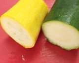 焼ズッキーニのお花作り方1写真