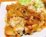 夏はさっぱり☆鶏むね肉の梅肉生姜焼き作り方6写真