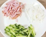 デパ地下超え！とろーりスパゲティサラダ。作り方1写真