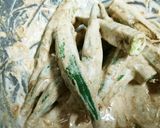 宗田節粉でオクラの天ぷら。ハマります⭐作り方2写真
