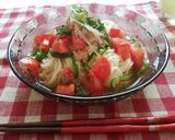 トマトとピーマンのさっぱり簡単素麺☆作り方4写真