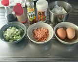 簡単 鮭フレークチャーハン作り方1写真