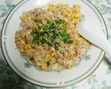 簡単 鮭フレークチャーハン作り方10写真
