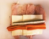 チーズinチキンロール作り方3写真