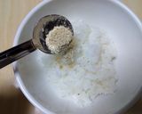 ポン酢で食べる温玉のっけしらす丼作り方1写真