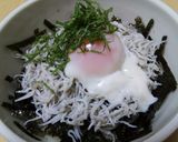 ポン酢で食べる温玉のっけしらす丼作り方6写真