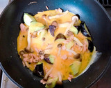 味付けはツナ缶で♡茄子としめじの卵炒め作り方5写真
