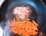 ツナ缶とにんじんだけ♡簡単しりしり作り方4写真