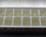 ドリンクが水っぽくならない！寒天氷作り方2写真