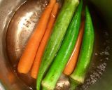 栄養満点！夏野菜のコンソメゼリー寄せ作り方1写真