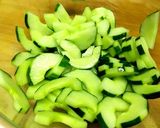 トマトときゅうりの中華風酢の物作り方1写真