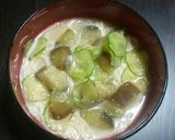 暑い夏に‼なすときゅうりの冷や汁風素麺汁作り方6写真
