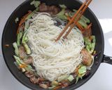 オイスターソースで☆野菜たっぷり焼き素麺作り方9写真