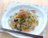 オイスターソースで☆野菜たっぷり焼き素麺作り方12写真