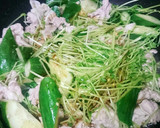 豚肉と胡瓜のさっぱり辛子オイスター炒め♥作り方6写真