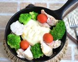 チキンのチーズフォンデュ作り方5写真