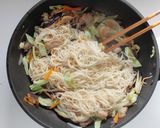 オイスターソースで☆野菜たっぷり焼き素麺作り方11写真