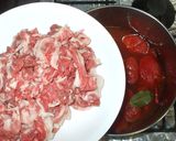 夏野菜と牛肉のスープ♪簡単コンソメなし作り方3写真