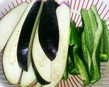 梅でさっぱり☆ピーマンとなすのおろし煮♥作り方1写真