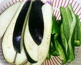梅でさっぱり☆ピーマンとなすのおろし煮♥作り方1写真