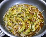 簡単！意外と美味しい♪甘辛☆ゴーヤ丼作り方2写真