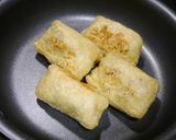 簡単！ピリ辛☆マヨラー枝豆の焼き油揚げ作り方4写真