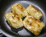 簡単！ピリ辛☆マヨラー枝豆の焼き油揚げ作り方5写真
