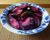 長芋の紫・・しそ漬け作り方7写真