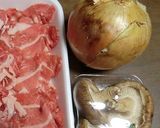 牛肉・玉ねぎ・椎茸★夏休みランチ作り方1写真