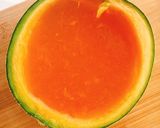どーんと豪華に！丸ごとメロンゼリー作り方12写真