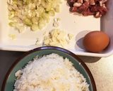 【塩豚】土曜日ランチ☆塩豚ネギチャーハン作り方1写真