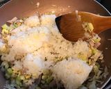 【塩豚】土曜日ランチ☆塩豚ネギチャーハン作り方5写真